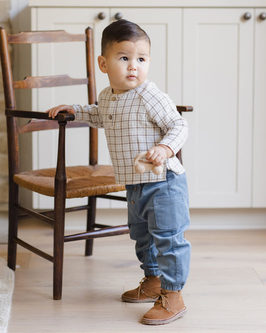 Zion Shirt || Blue Plaid