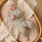 Pointelle Long John || Forest Stripe