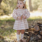 V SMOCKED DRESS RUSTIC PLAID