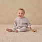 RELAXED JUMPSUIT SLATE STRIPE
