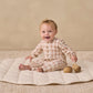 WOVEN JUMPSUIT RUSTIC PLAID