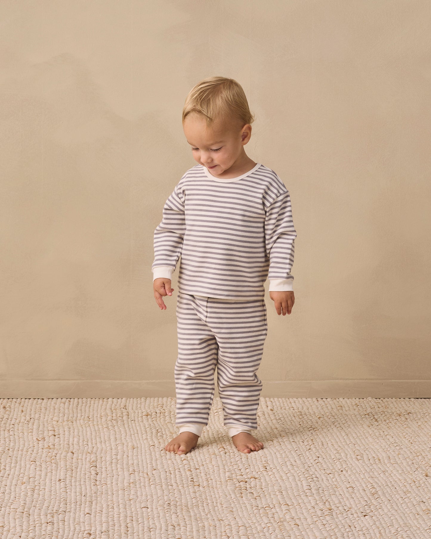 COZY SET SLATE STRIPE