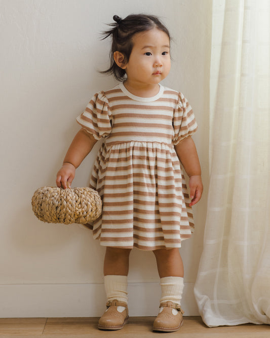 DARLA DRESS SPICE STRIPE