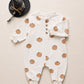 RELAXED FLEECE JUMPSUIT PUMPKINS