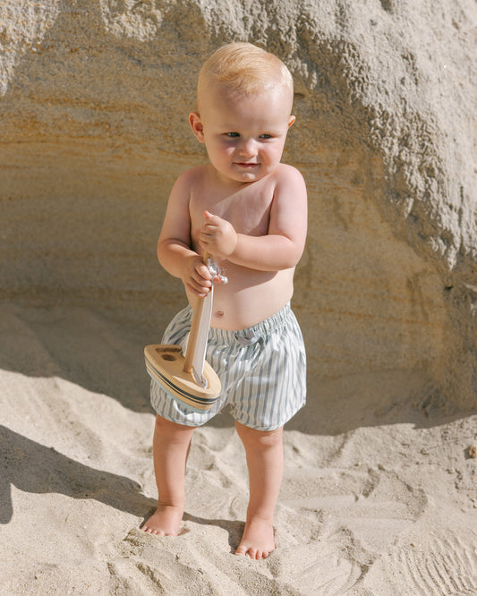 Boys Swim Short || Summer Stripe