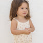 Smocked Jumpsuit || Flower Field