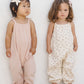 Smocked Jumpsuit || Flower Field