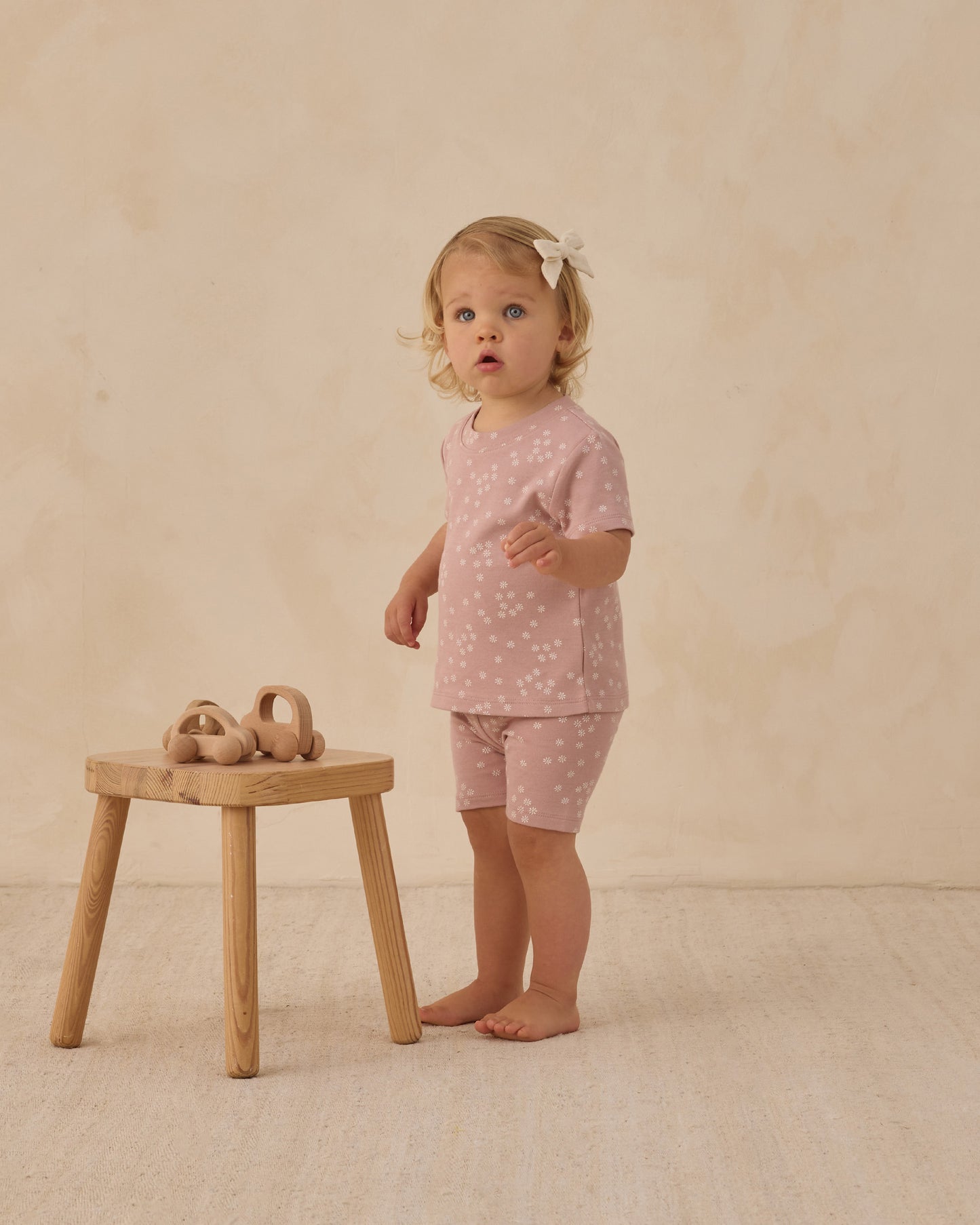 Summer Pajama Set || Mauve Ditsy
