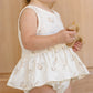 Sleeveless Peplum Set || Unicorns
