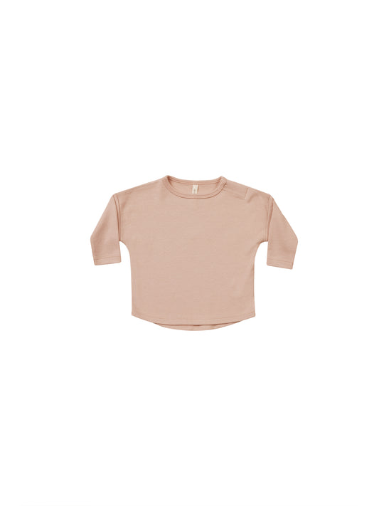 long sleeve tee || blush