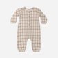 WOVEN JUMPSUIT RUSTIC PLAID
