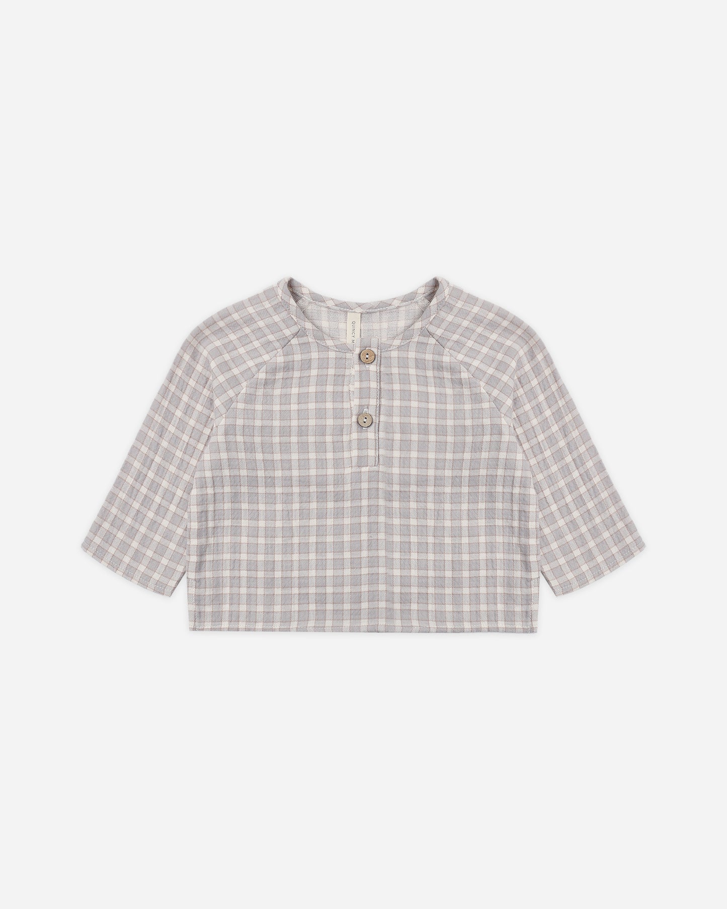 ZION SHIRT BLUE GINGHAM