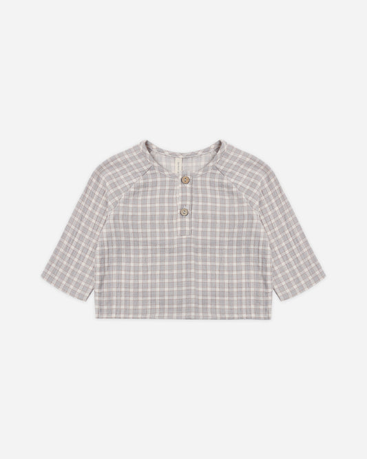 ZION SHIRT BLUE GINGHAM