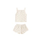Pointelle Tank + Shortie Set || Petit Fleur