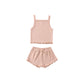 Pointelle Tank + Shortie Set || Melon
