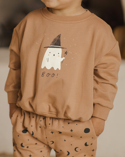 Relaxed Fleece Sweatshirt || Boo