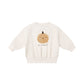 RELAXED FLEECE SWEATSHIRT || PUMPKIN