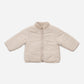 Shearling Zip Jacket || Oat