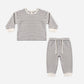 COZY SET SLATE STRIPE