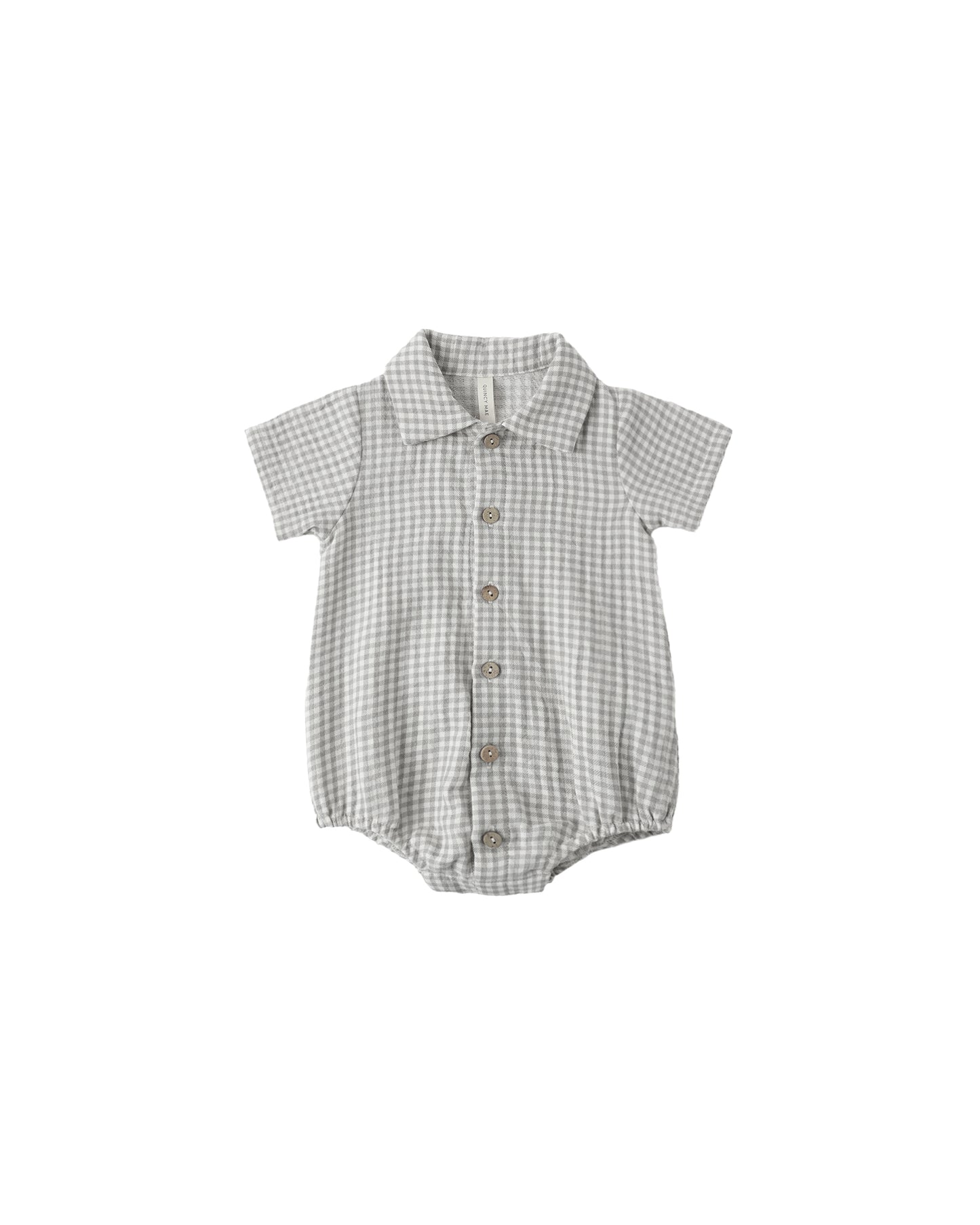 Matteo Romper || Sage Gingham