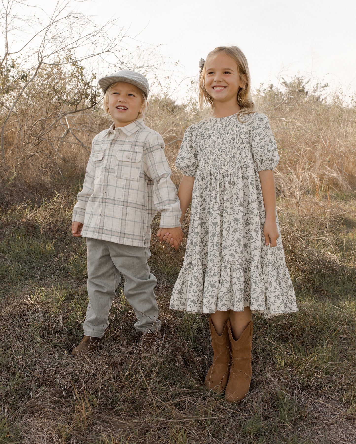 Collared Long Sleeve Shirt || Rustic Plaid