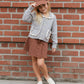 Collared Cardigan || Dusty Blue