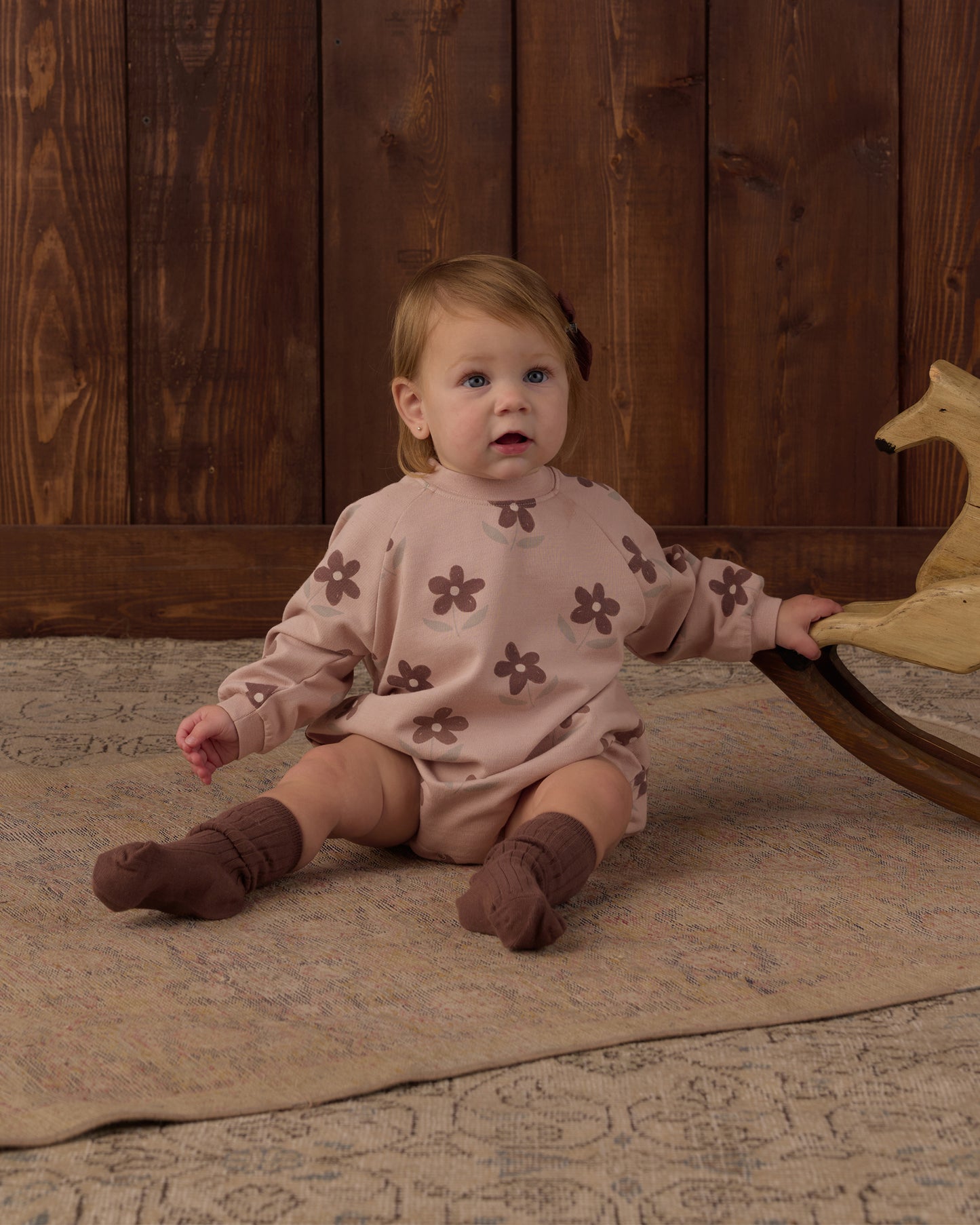 CREW NECK ROMPER DAISY