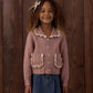 COLLARED CARDIGAN ROSEWOOD