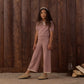 POINTELLE COLLARED TOP ROSEWOOD