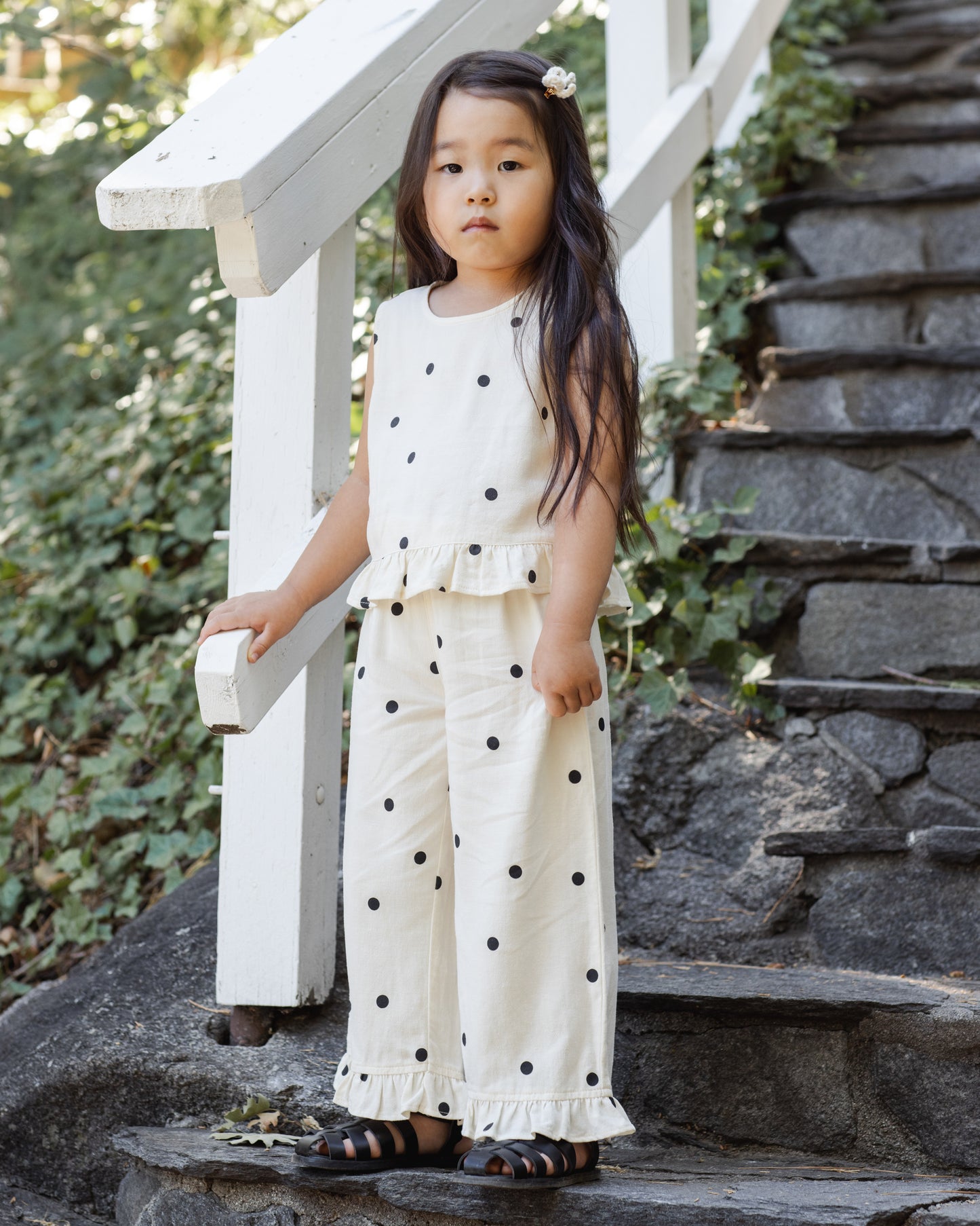 Wide Leg Pant || Polka Dot