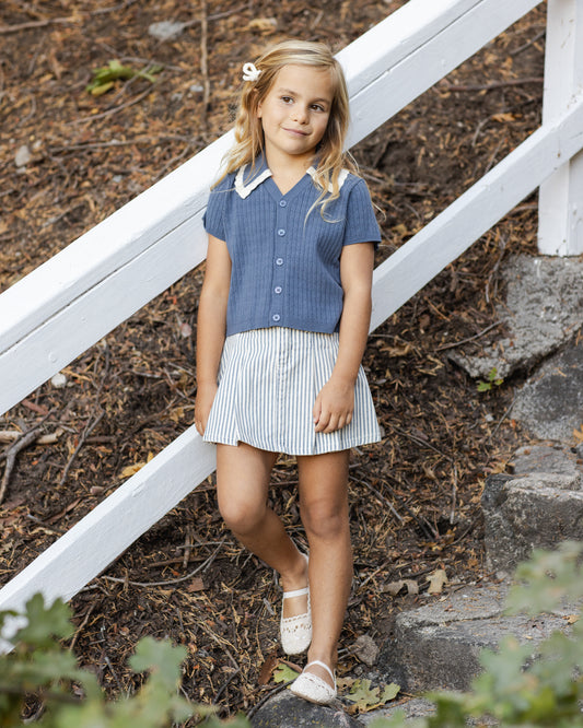 Sloane Knit Top || Marine