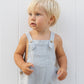 Baby Overall || Heathered Light Blue