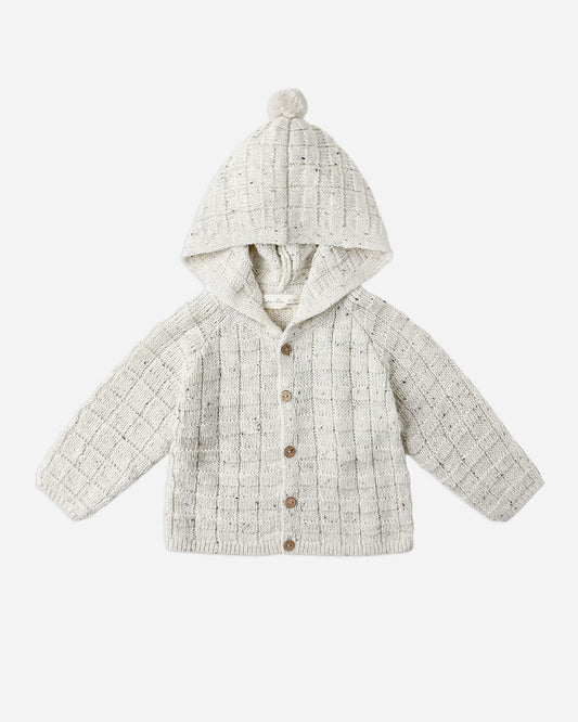 Tassel Cardigan || Oatmeal Speckle