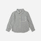 Collared Long Sleeve Shirt || Navy Check