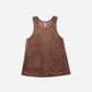 ODETTE OVERALL DRESS MULBERRY