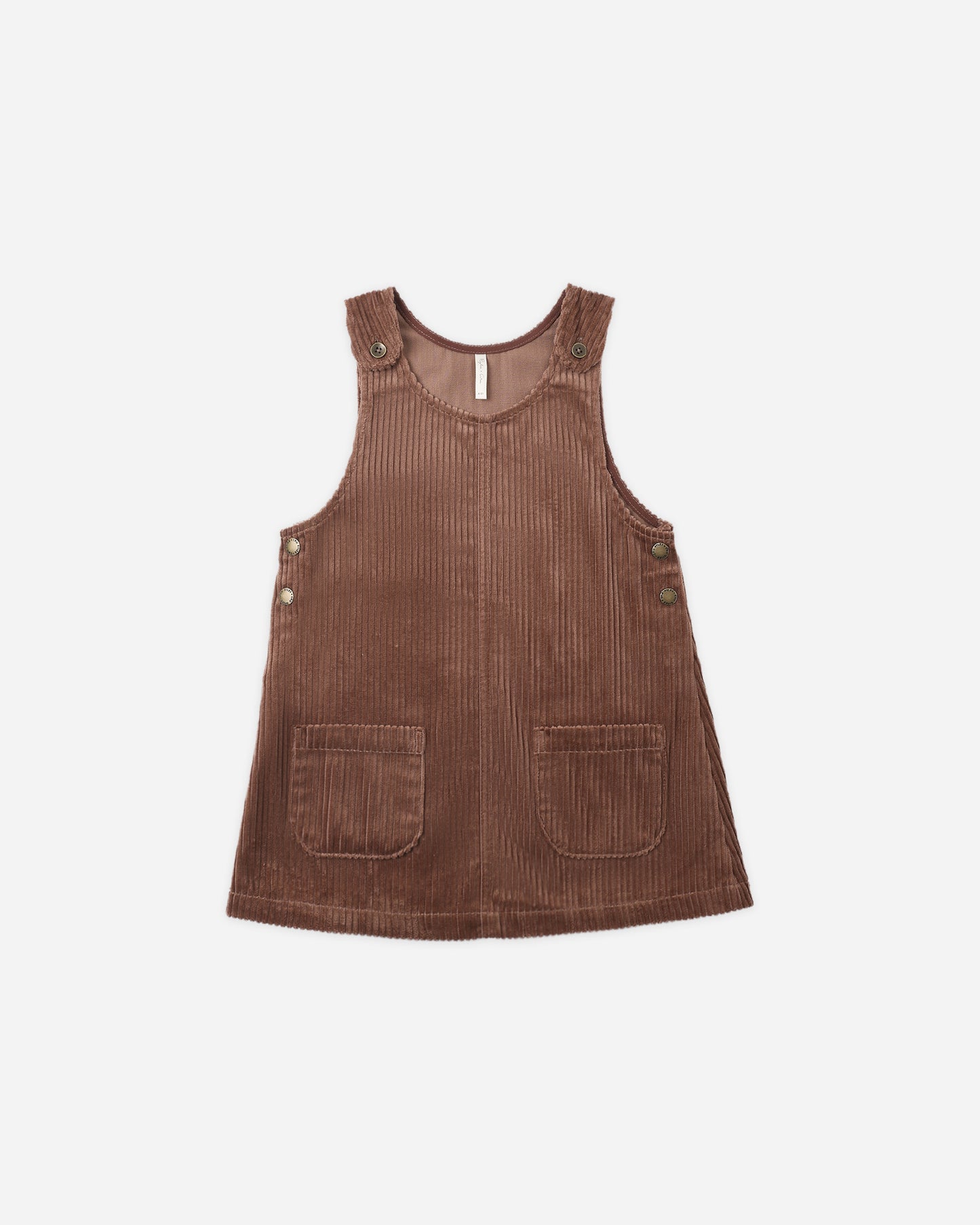 ODETTE OVERALL DRESS MULBERRY