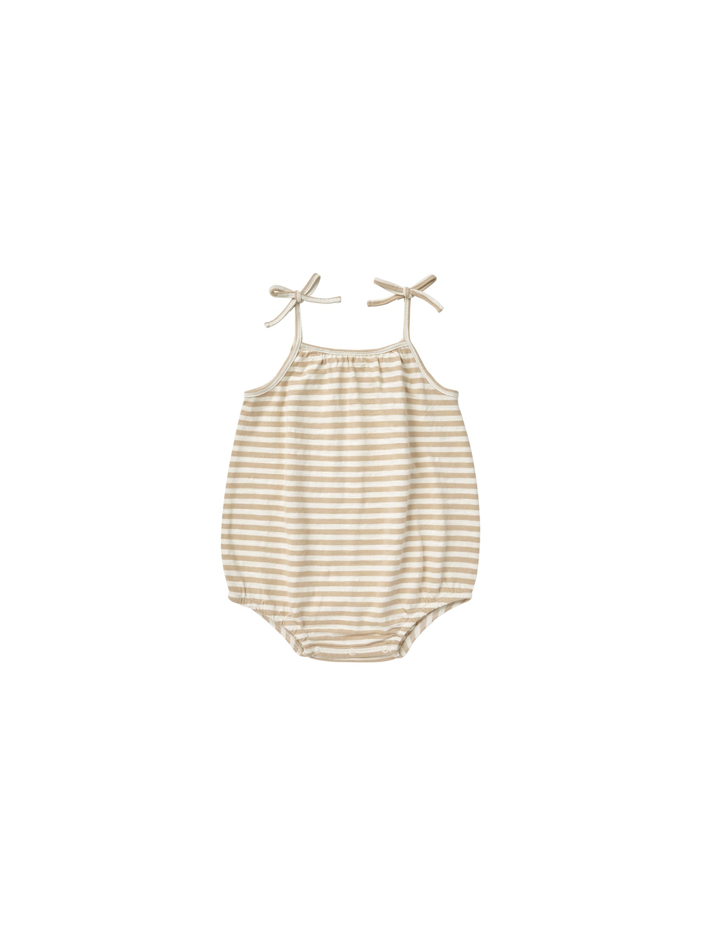 nala romper || sand stripe