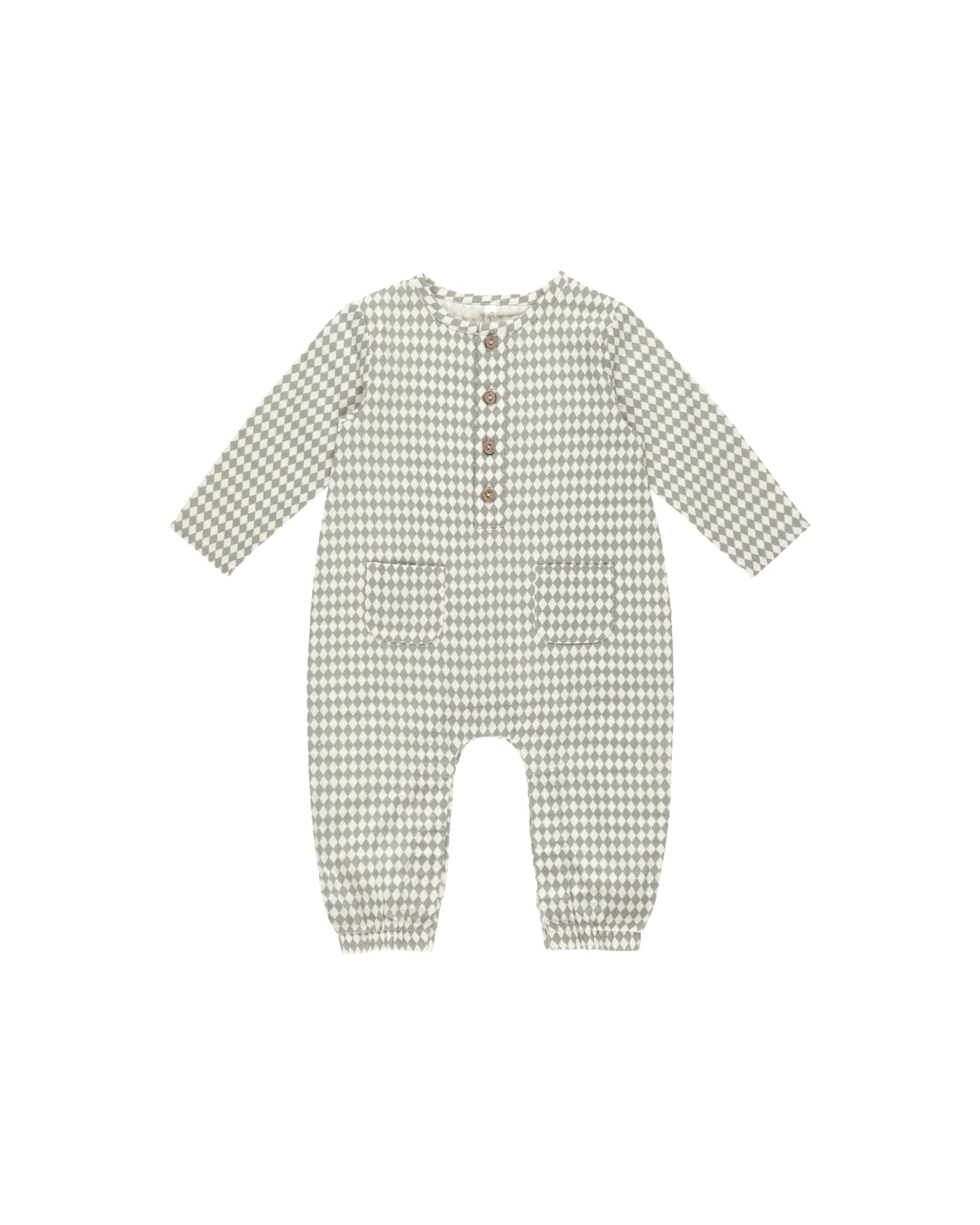 Long Sleeve Woven Jumpsuit || Laurel Diamond