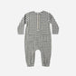 Long Sleeve Woven Jumpsuit || Navy Check
