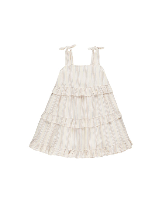 Ruffle Swing Dress | Summer Stripe