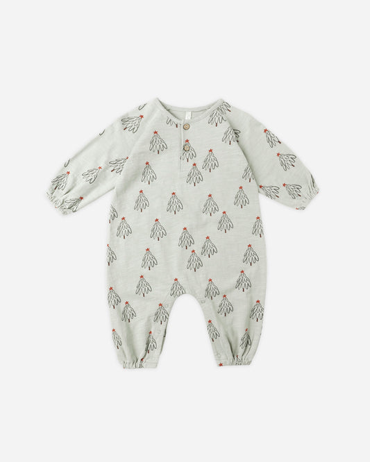 Henley Jumpsuit || Trees