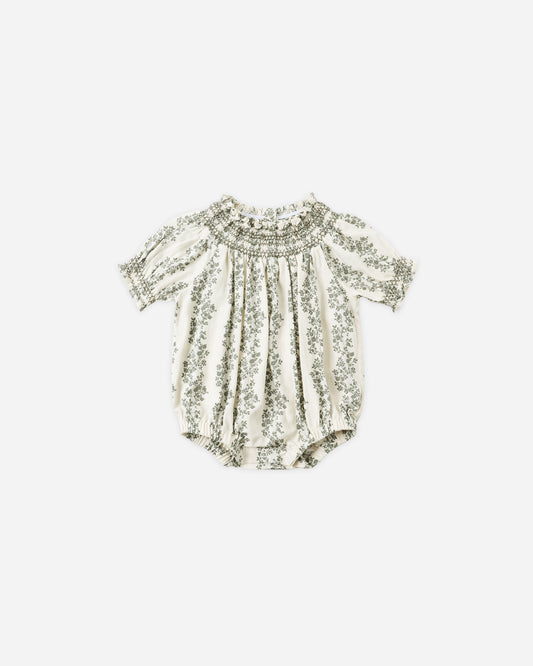 Ada Romper || Green Vines