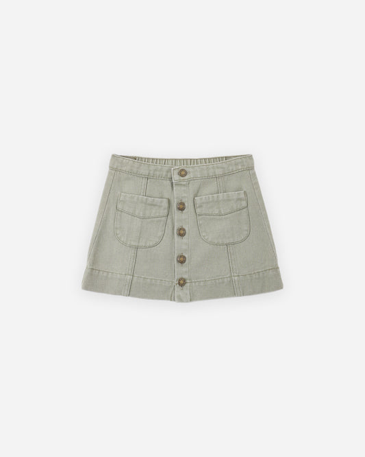 DENVER MINI SKIRT DARK SAGE