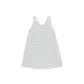 Crochet Tank Mini Dress || Blue Stripe