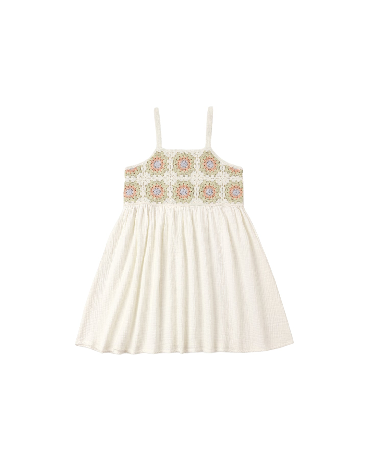 Crochet Sundress || Citron Daisy Check