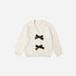 Bow Cardigan || Natural