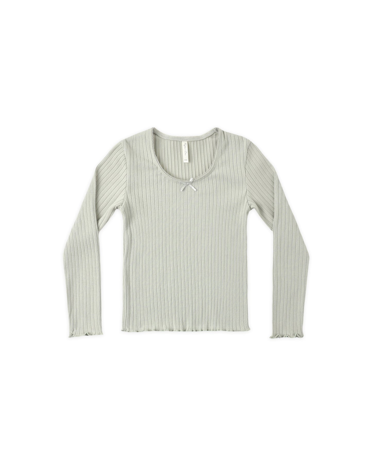 RIBBED LONG SLEEVE SAGE