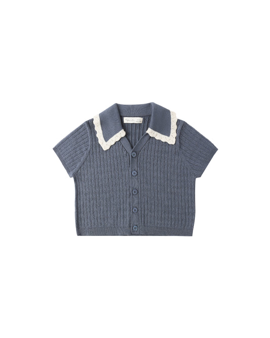 Sloane Knit Top || Marine