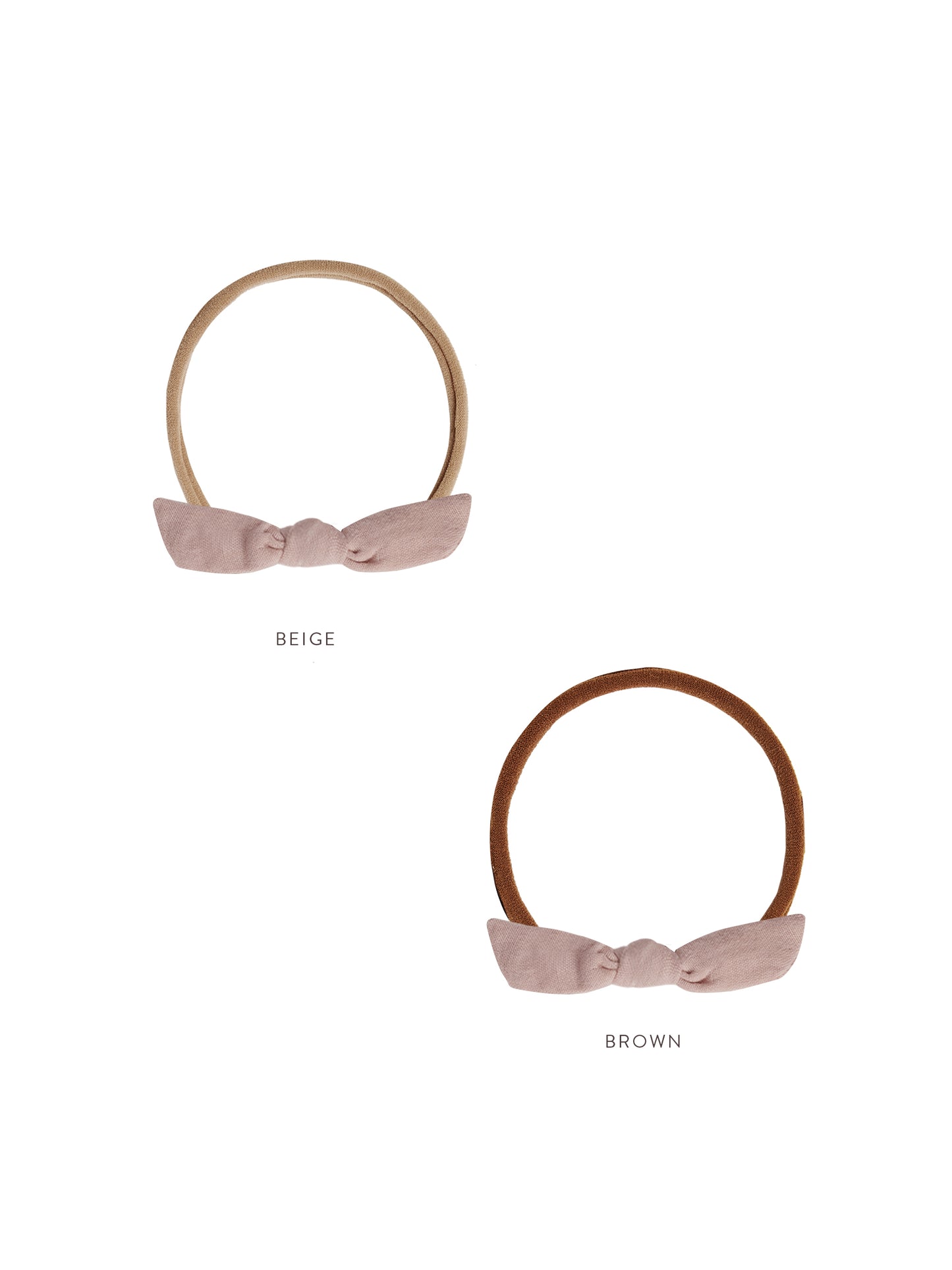 little knot headband || mauve