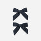 Bows, Set Of 2 || Navy